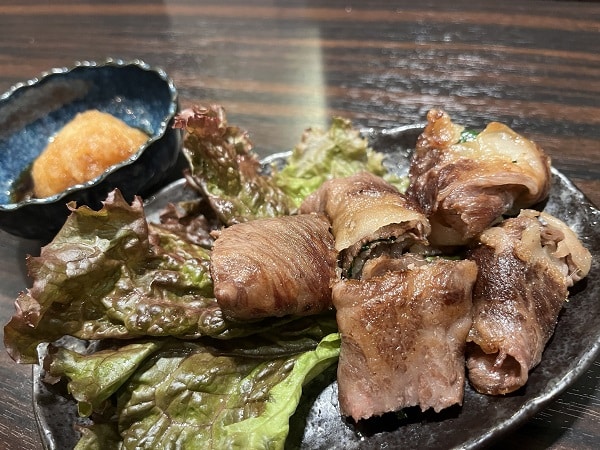 和牛肉のロール焼き,イメージ